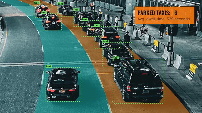 Track vehicle queues and manage congestion using existing cameras