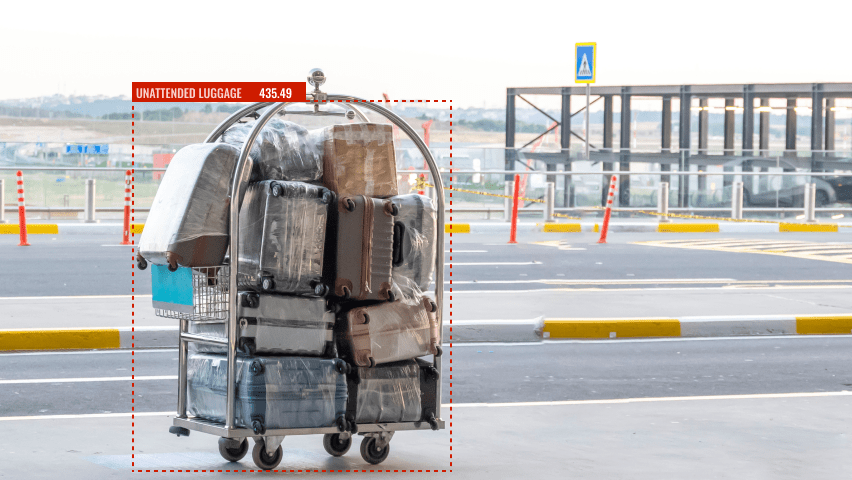 Locate un-racked carts automatically, in real time