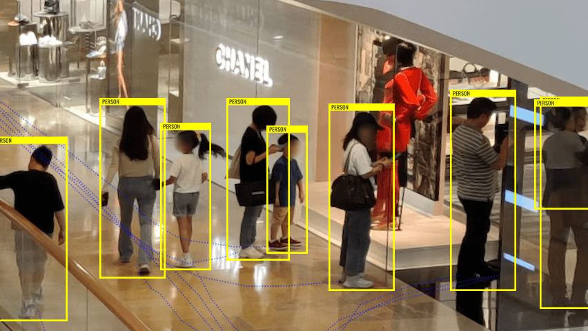 Analyze footfall and dwell time