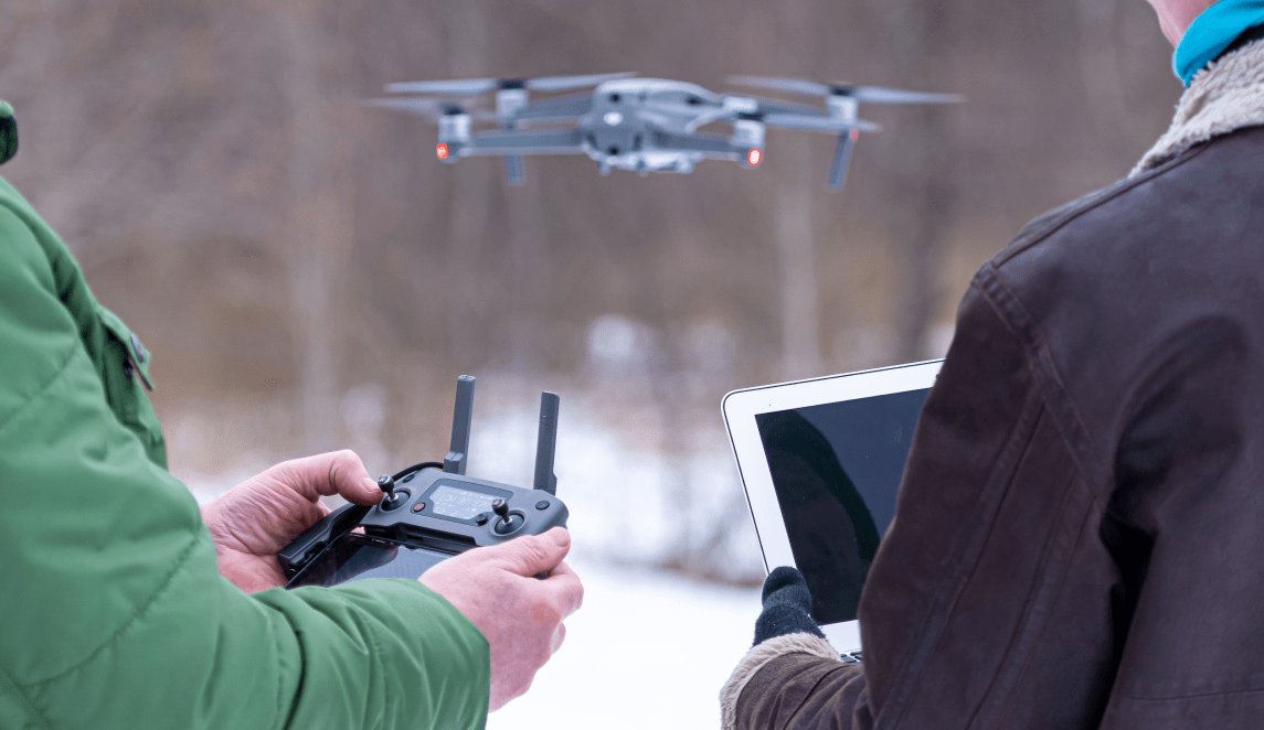 Using drones for utility inspections