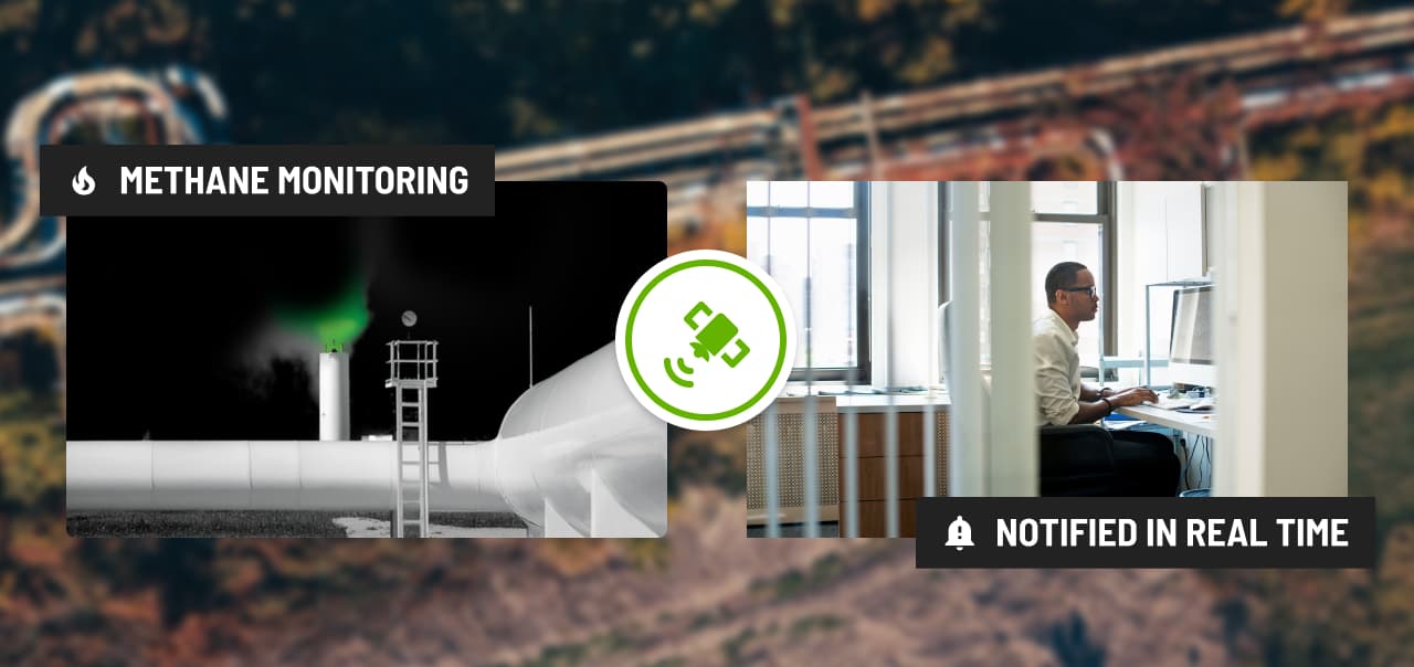 Starlink enables remote sites to use Unleash live's visual analytics for early methane leak detection, as well as any of our broad range of industrial AI Apps