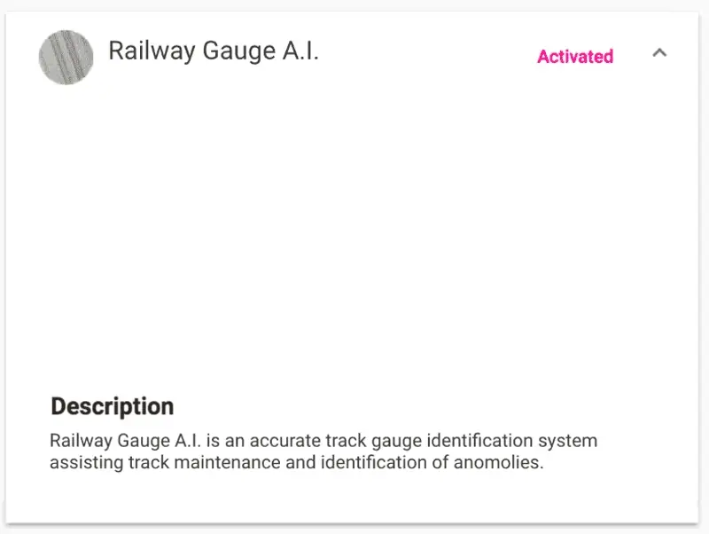 Enabling Railway Gauge AI in Unleash live