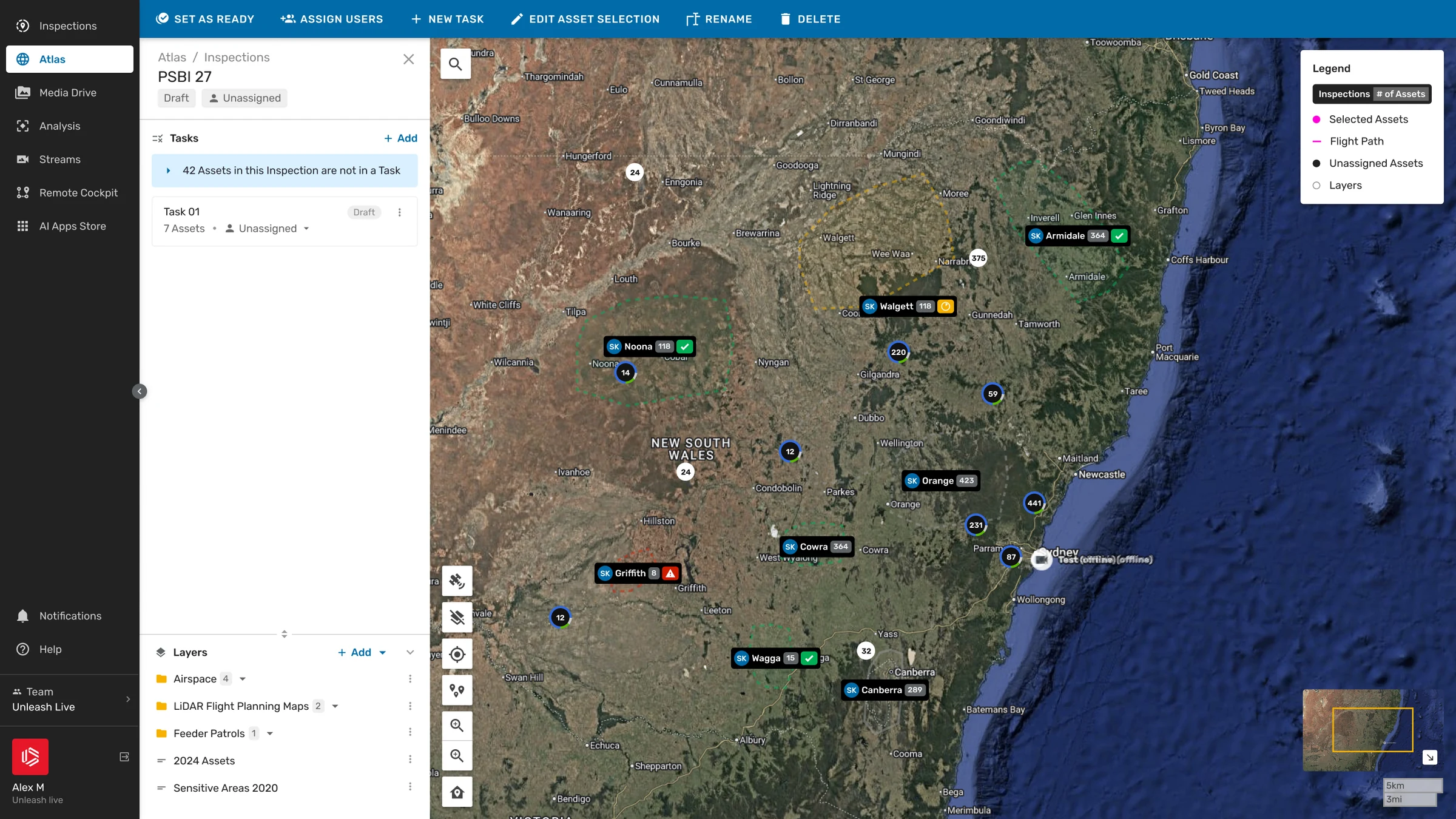 Orb Inspection Command Center, a real-time overview of every inspection operation across the portfolio.